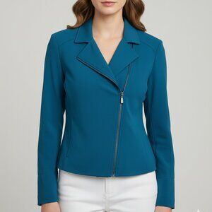 Knit Motto Jacket Knit Zip by Grace Elements Size 14